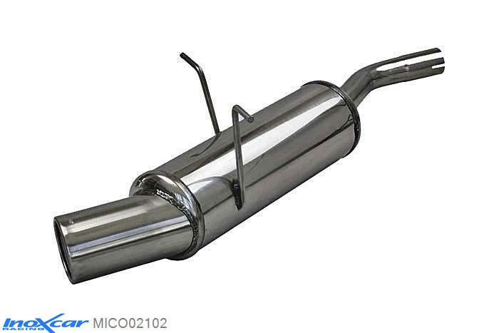 IX MICO02102, Mini Mini (R50/R53) 1.6 (115PK) 2001-2006 Diameter 50mm, (Type R50), Inoxcar Rear silencer 1X102mm Stainless steel, With E.E.C. homologation