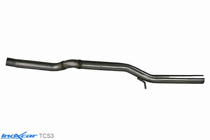 IX TCS3, Audi A1 (8X) S3 1.8 TURBO (210PK-225PK) 1999-2003 Diameter 60mm, Inoxcar Direct central pipe Stainless steel, Without E.E.C. homologation