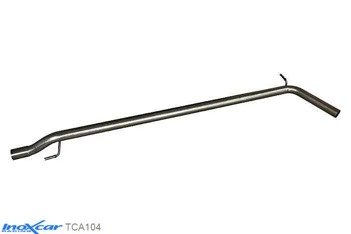 IX TCA104, Audi A1 (8X) 1.4 TURBO (122PK) 2011-, Inoxcar Direct central pipe Stainless steel, Without E.E.C. homologation