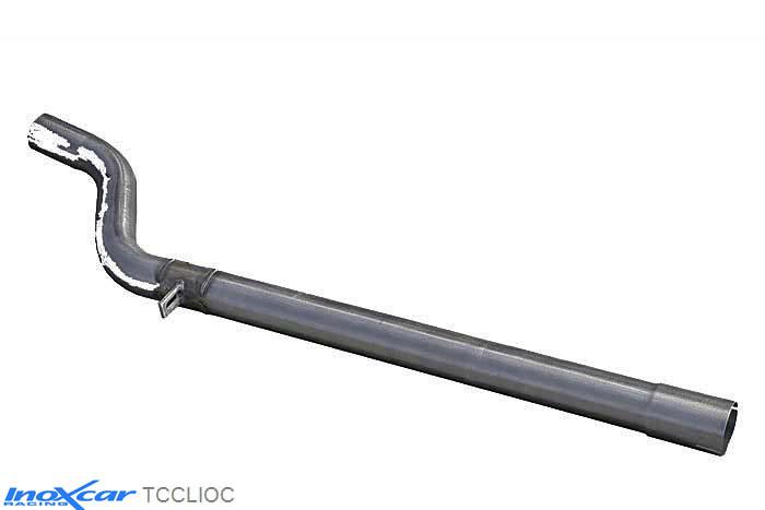 IX TCCLIOC, Renault Clio III (R) RS 2.0 16V (197PK) / RS GORDINI 2006-2009, Inoxcar Direct central pipe Stainless steel, Without E.E.C. homologation
