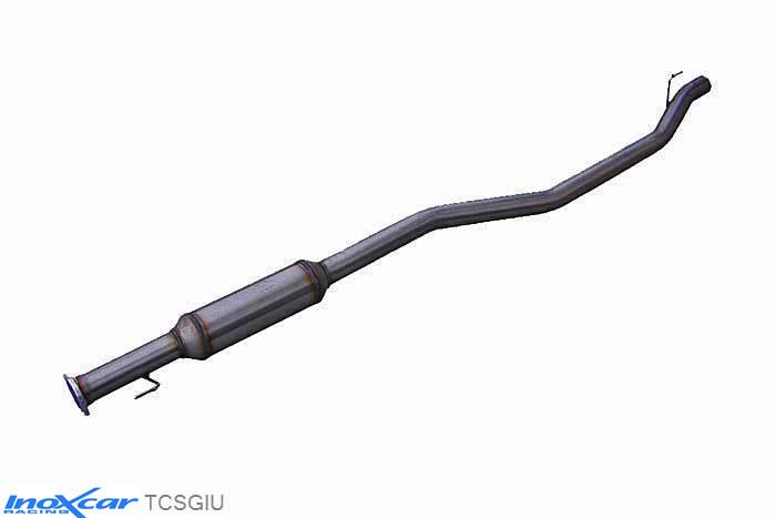 IX TCSGIU, Alfa Romeo Giulietta (940) 1750 Tbi (235PK) 2010-  Diameter 60mm, Quadrifoglio Verde, Inoxcar Central pipe with silencer Stainless steel, With E.E.C. homologation