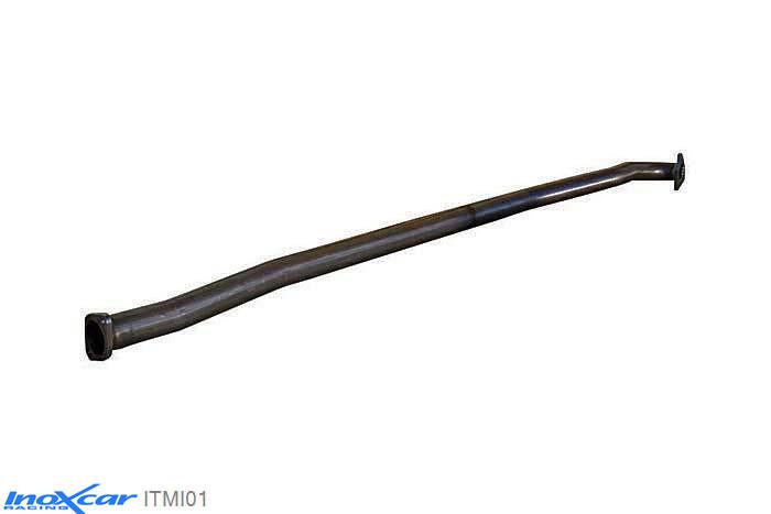 IX ITMI01, Mitsubishi Lancer EVO VIII (CT0) EVO VIII (265PK) 2004-2005 , Diameter 63mm, Inoxcar Direct central pipe Stainless steel, Without E.E.C. homologation