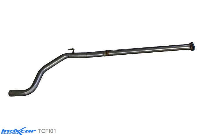 IX TCFI01, Fiat Grande Punto (199) 1.4 TURBO T-JET (120PK) 2007- Diameter 50mm, Inoxcar Direct central pipe Stainless steel, Without E.E.C. homologation