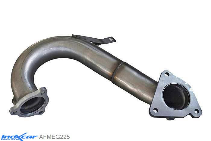 IX AFMEG225, Renault Megane II (M) 2.0 16V RS TURBO (225PK) 2004- Diameter 60mm, Inoxcar Catalyst replacement pipe Stainless steel, Without E.E.C. homologation