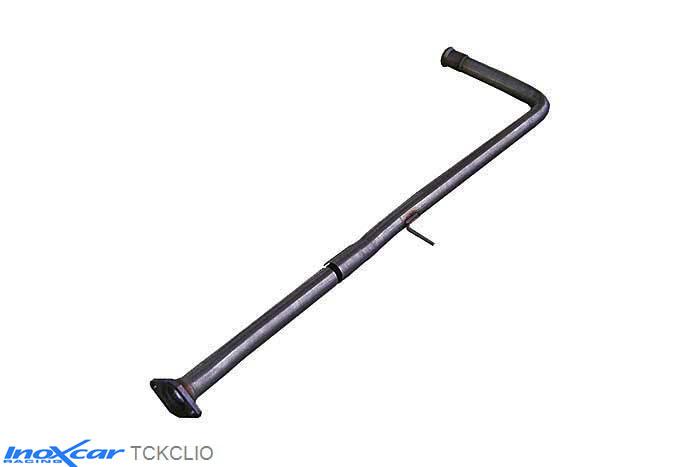 IX TCKCLIO, Renault Clio I (B/C57) 1.8 16V (135PK) -1998, Inoxcar Catalyst replacement pipe + Direct central pipe Stainless steel, Without E.E.C. homologation