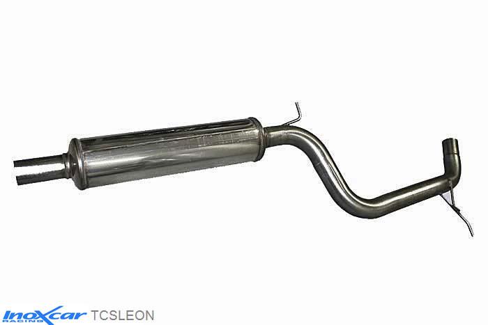 IX TCSLEON, Seat Leon III (5F) CUPRA 2.0 (280PK), 2014-  , diameter 70mm, Inoxcar Central pipe with silencer Stainless steel