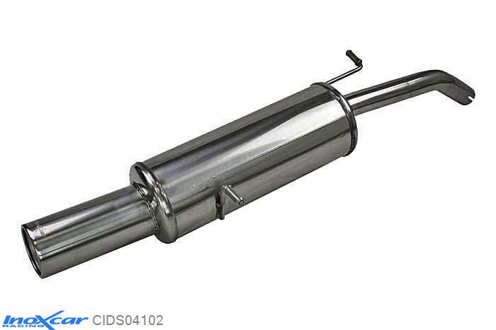IX CIDS04102, Citroen DS3 1.4 (95PK) 2010- , Diameter 45mm, Inoxcar Rear silencer 1X102mm Stainless steel