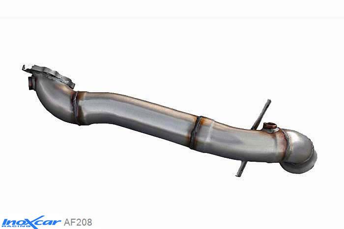 IX AF208, Peugeot 208 1.6 16V TURBO GTI (200PK) 2013-, Inoxcar Catalyst replacement pipe Stainless steel, Without E.E.C. homologation