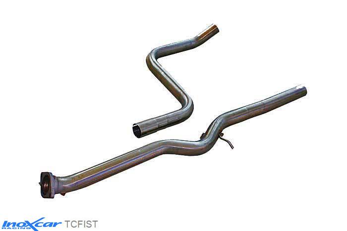 IX TCFIST, Ford Fiesta V (JH1/JD3) 2.0 16V ST (150PK) 2005- Diameter 54mm, Inoxcar con il montaggio viene eliminato il catalizzatore / with the assembly the catalyst is eliminated Stainless steel
