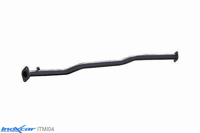 IX ITMI04, Mitsubishi Lancer EVO X EVO X 2.0 TURBO (295PK) 2009-, Inoxcar Direct central pipe Stainless steel, Without E.E.C. homologation