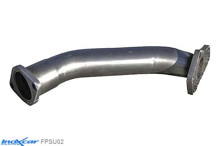 IX FPSU02, Subaru Impreza (GD/GG) AWD WRX (225PK) 2003-, Inoxcar FP (front pipe) Stainless steel, Without E.E.C. homologation