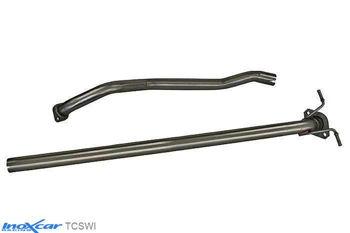 IX TCSWI, Suzuki Swift (MZ/EZ) 1.6 16V SPORT (125PK) 2006-, Inoxcar Direct central pipe Stainless steel, Without E.E.C. homologation