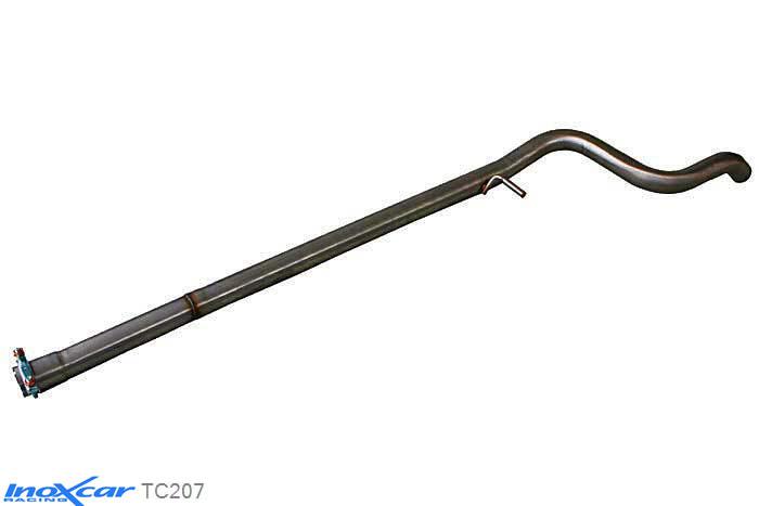 IX TC207, Peugeot 207 1.6 16V GTI (175PK) 2007- Diameter 55mm, Inoxcar Direct central pipe Stainless steel, Without E.E.C. homologation