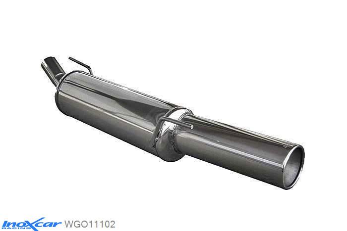 IX WGO11102, VW Golf III 1.6 (101PK) 1991-1998, Inoxcar Rear silencer 1X102mm Stainless steel, With E.E.C. homologation
