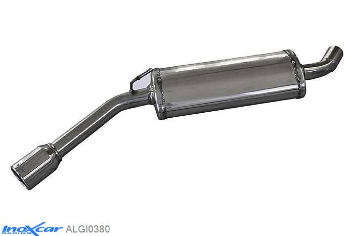 IX ALGI0380, Alfa Romeo Giulietta (940) 1.4 Turbo Multiair (170PK) 2010- Diameter 60mm, Inoxcar Rear silencer 1X80mm Stainless steel, With E.E.C. homologation