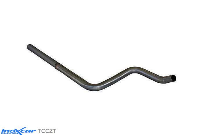 IX TCCZT, Mitsubishi Colt (Z3B) CZT 1.5 TURBO (150PK) 2005-, Inoxcar Direct central pipe Stainless steel, Without E.E.C. homologation