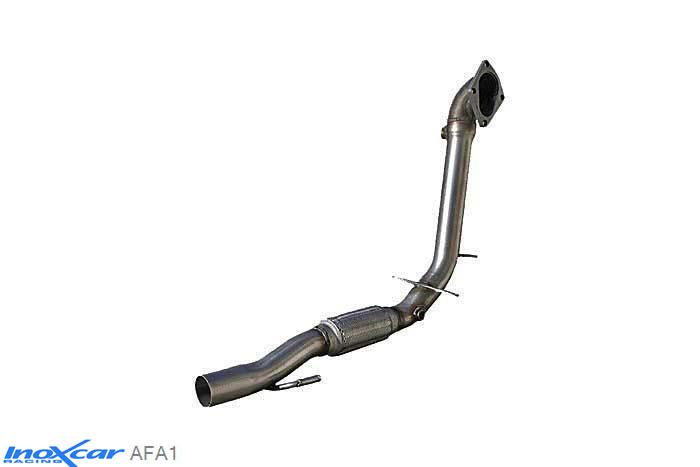 IX AFA1, Audi A1 (8X) 1.4 TFSi SPORT (185PK) 2011- Diameter 55mm, Inoxcar Catalyst replacement pipe (FLEX) Stainless steel, Without E.E.C. homologation