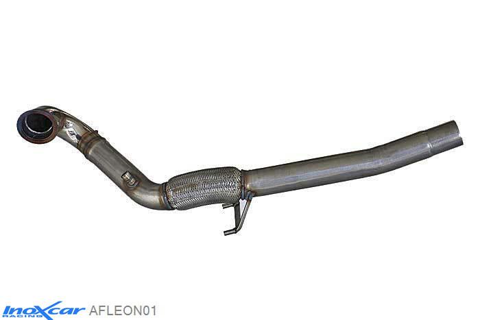 IX AFLEON01, Seat Leon III (5F) CUPRA 2.0 (280PK), 2014-  , diameter 70mm, Inoxcar Catalyst replacement pipe Stainless steel, Without E.E.C. homologation