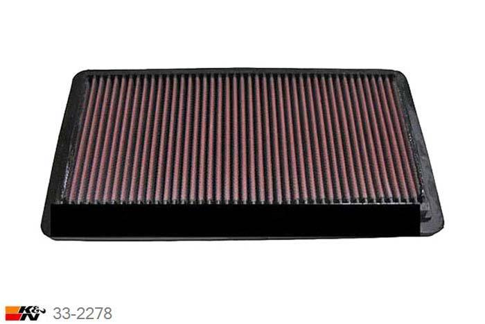 33-2278 K&N Luchtfilter Lengte 321 mm, Breedte 175 mm, Mazda 6 2.0, 120/136/141PK, 2002-2012