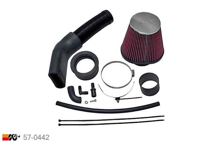 57-0442, K&N 57i Kit, Honda Civic, 2.0, 150/200PK, 5/2001-2005, Type R/Si