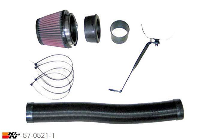 57-0521-1, K&N 57i Kit, Renault Megane, 1.6, 115PK, 2002-2008, DOHC