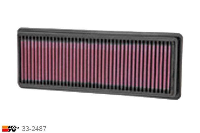 33-2487 K&N Luchtfilter, Fiat 500 1.4 USA Turbo, 2012-2014