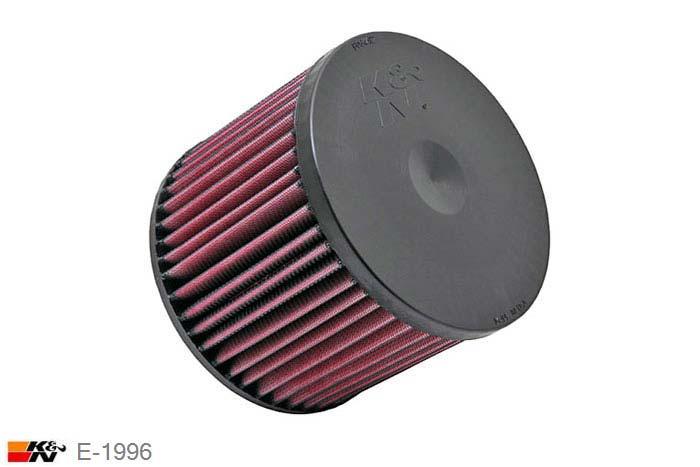 E-1996 K&N Luchtfilter, Audi A8 4.2 Quattro (2 stuks nodig), 371PK, 2010-2013
