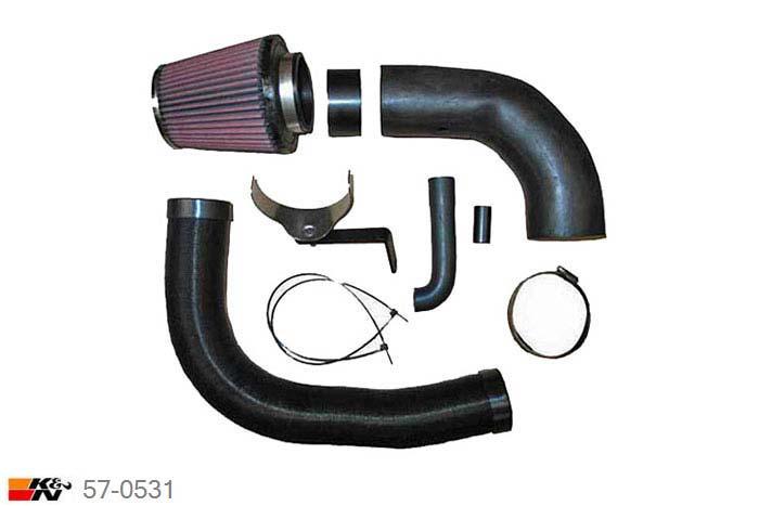 57-0531, K&N 57i Kit, Citroen C3, 1.4, 75PK, 2002-2010