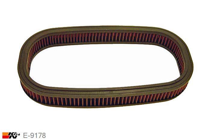 E-9178 K&N Luchtfilter, Mercedes 190 1.8 W201 E, 109PK, 1990-4/1993