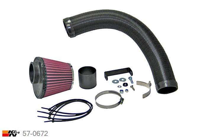 57-0672, K&N 57i Kit, Mitsubishi Colt, 1.3, 6/2004-2012, niet Turbo