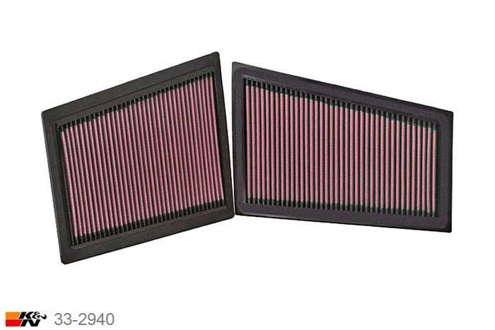 33-2940 K&N Luchtfilter, Mercedes ML350 3.0 CDi USA modellen, 2009-2014