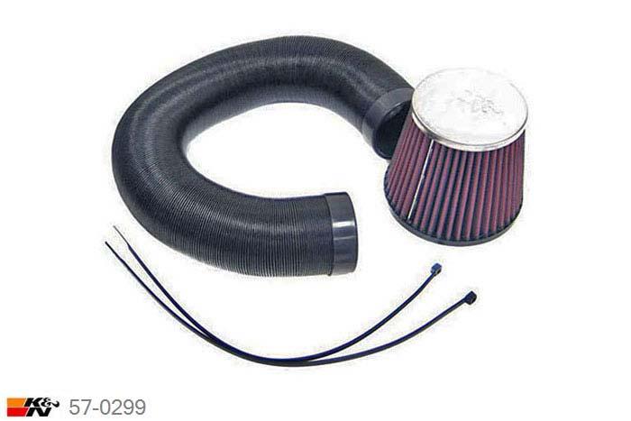 57-0299, K&N 57i Kit, VW Golf III, 1.4, 60PK, 1991-1995, spi standaard met paneelfilter