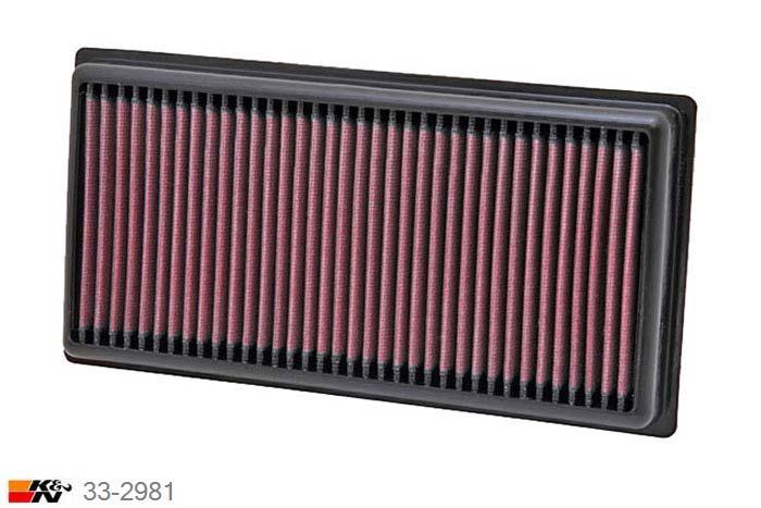 33-2981 K&N Luchtfilter, Alfa Romeo Mito 0.9, 2012-2016
