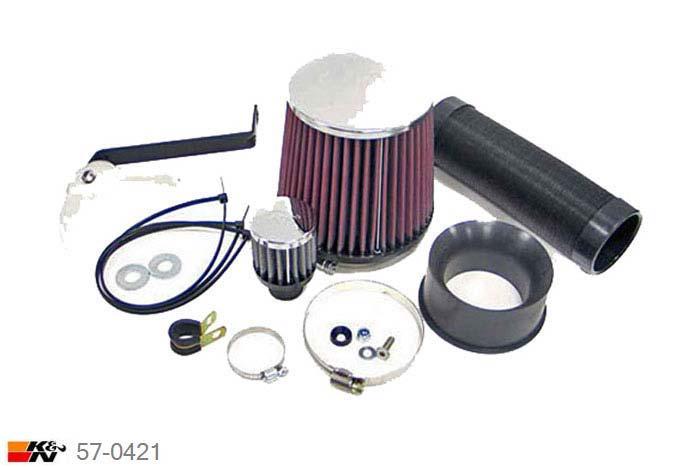 57-0421, K&N 57i Kit, Audi A3, 1.8, 150/180PK, 11/2000-2003, Turbo, met hulp-luchtpomp