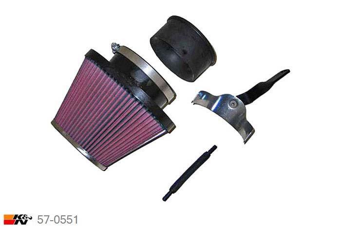 57-0551, K&N 57i Kit, Audi A4, 2.5, 155/163/180PK, 10/2001-2004, TDi