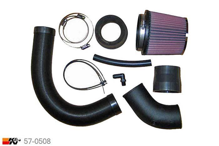 57-0508, K&N 57i Kit, Fiat Punto, 1.25, 1997-1999, 16V mpi SX/ELX 85 (excl. ABS)