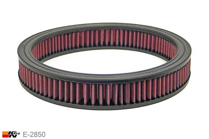E-2850 K&N Luchtfilter Buitendiameter 286 mm , Binnendiameter 241 mm , Hoogte 48 mm, BMW 318 1.8 carb,, 1975-80