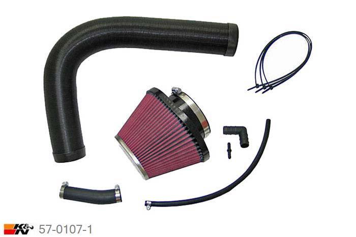 57-0107-1, K&N 57i Kit, Fiat Punto, 1.2 8V, 60PK, 1994-2000