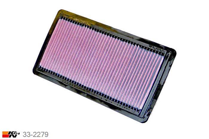 33-2279 K&N Luchtfilter Lengte 310 mm, Breedte 175 mm, Mazda CX-7 2.5, 2010-2012