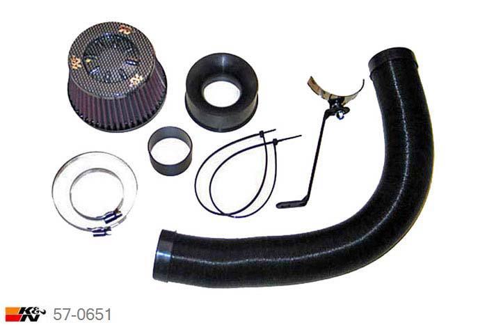 57-0651, K&N 57i Kit, Renault Clio, 1.6, 110PK, 2006-2012, 16V
