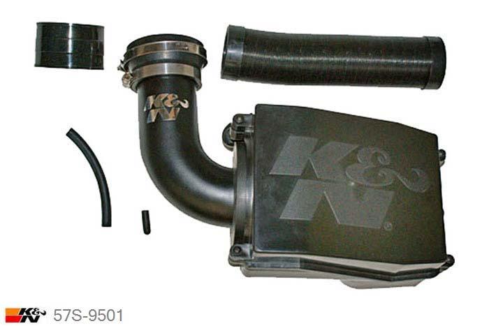 57S-9501, K&N 57S luchtfilterkast, Audi A3, 2.0 211PK, Turbo, excl. USA modellen, 2009-2012