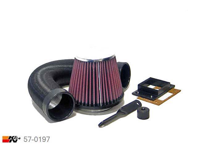 57-0197, K&N 57i Kit, BMW 525i, 2.5, 170PK, 1988-8/1991, E34 12V