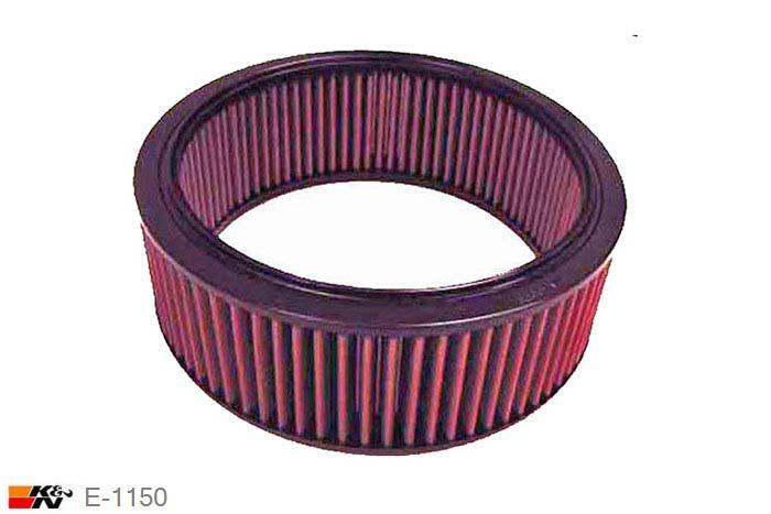 E-1150 K&N Luchtfilter Buitendiameter 254 mm , Binnendiameter 203 mm , Hoogte 89 mm, Dacia Logan 1.4, 2004-2011