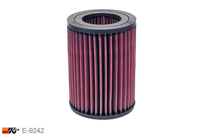 E-9242 K&N Luchtfilter Buitendiameter 110 mm , Binnendiameter 62 mm , Hoogte 151 mm, Mercedes A190 1.9 W168, 125PK, 1997-2004