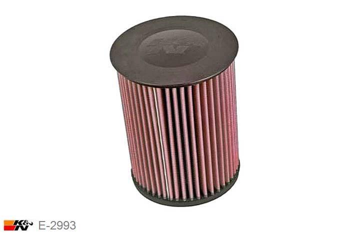 E-2993 K&N Luchtfilter Buitendiameter 159 mm , Binnendiameter 70 mm , Hoogte 210 mm, Volvo C30 2.0, 8/2007-2010