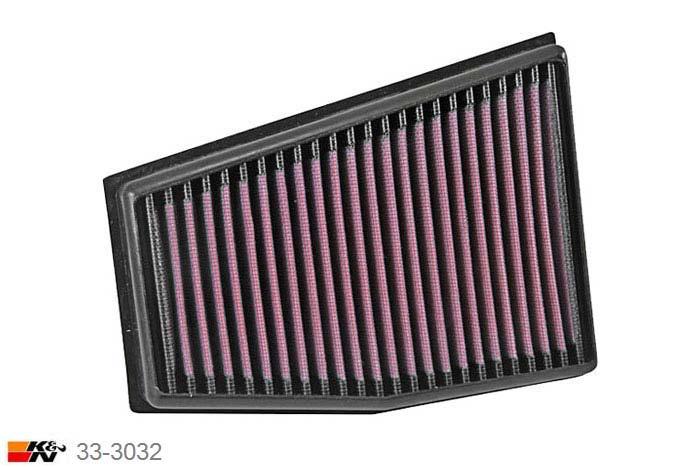 33-3032 K&N Luchtfilter, Audi S/RS RS4 4.2 rechts, 2011-2015