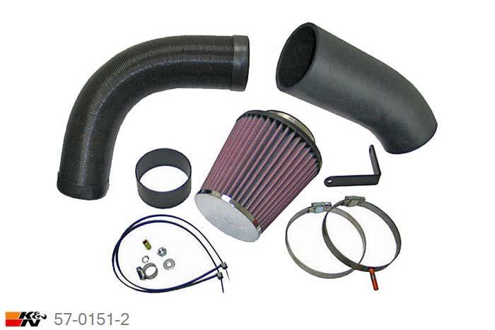 57-0151-2, K&N 57i Kit, Opel Kadett, 2.0 16V, 150PK, 1988-1991, E GSi 16V