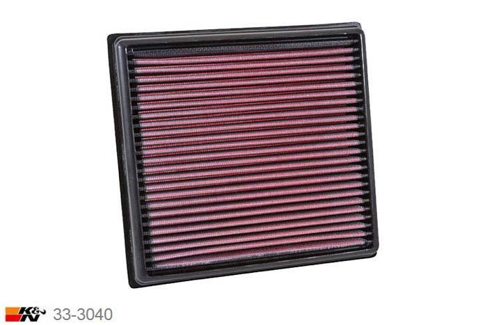 33-3040 K&N Luchtfilter, Opel Corsa E 1.0, 2014-2016