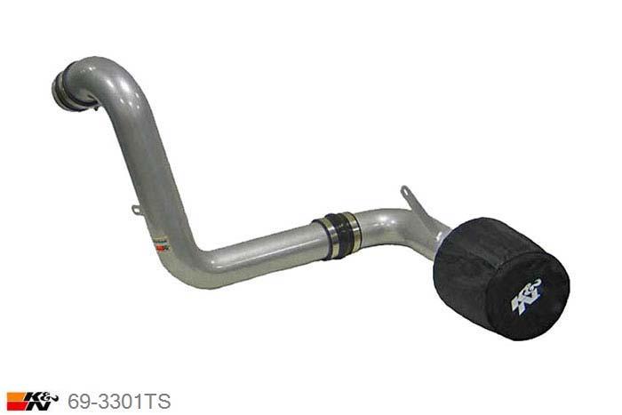 69-3301TS, K&N Typhoon Kit, Fiat Stilo, 1.6 100/103/113PK, 2001-2006, zilveren buis