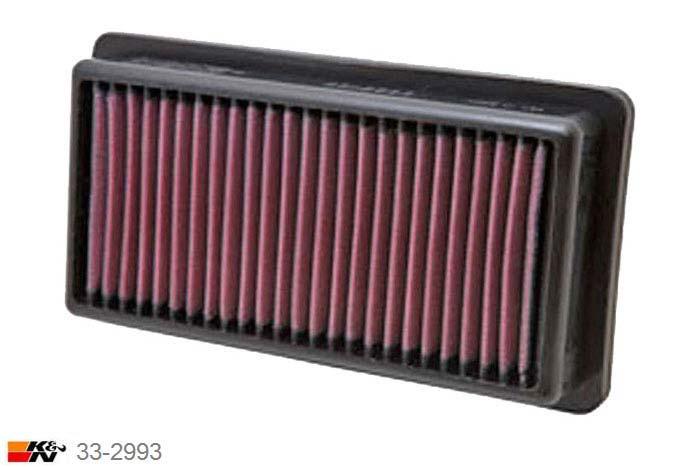 33-2993 K&N Luchtfilter, Renault Twingo 1.2 Turbo, 2007-2014